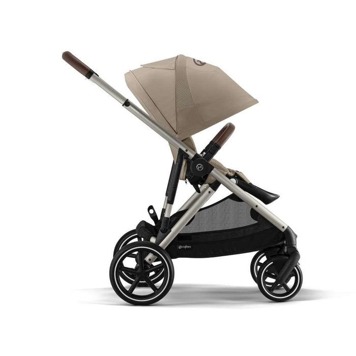 Cybex Gazelle S TPE Stroller Almond Beige - Taupe Chassis