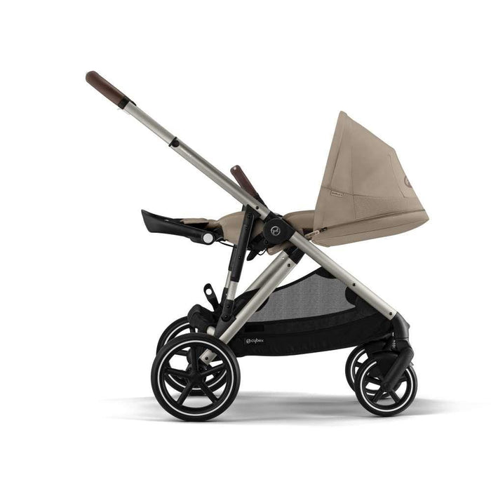 Cybex Gazelle S TPE Stroller Almond Beige - Taupe Chassis