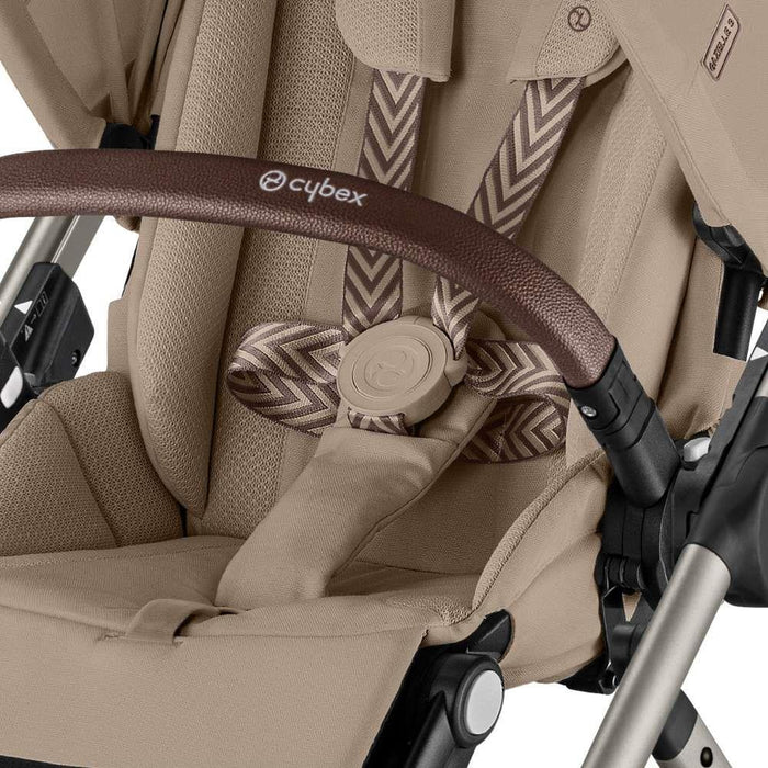 Cybex Gazelle S TPE Stroller Almond Beige - Taupe Chassis