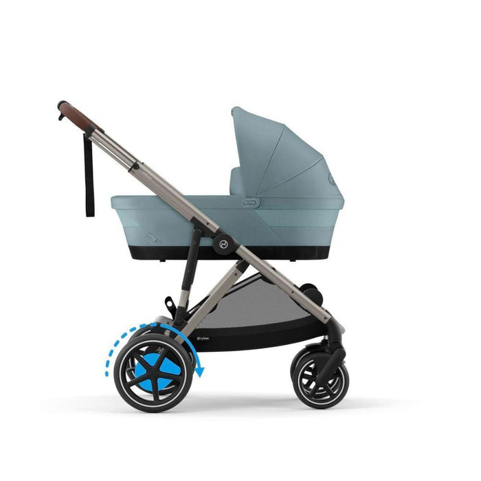 Carrinho Cybex e-Gazelle S TPE Stormy Blue - Chassis Taupe