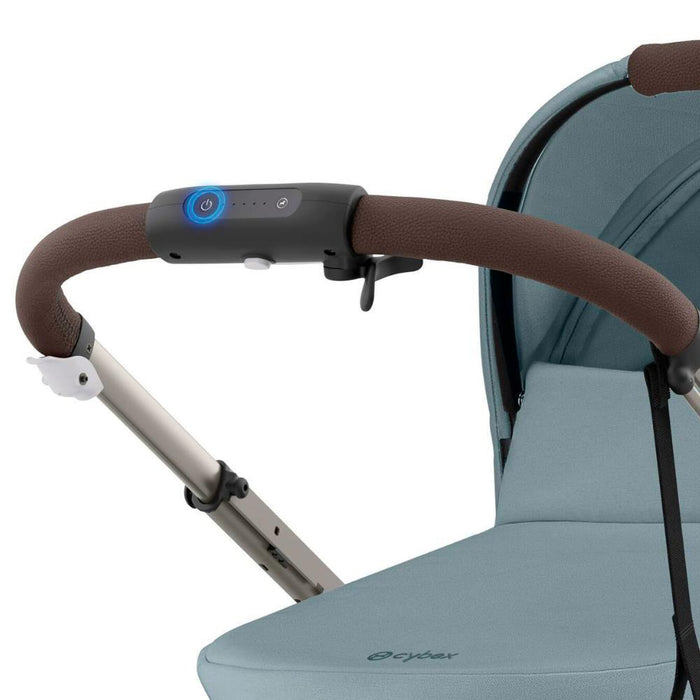 Carrinho Cybex e-Gazelle S TPE Stormy Blue - Chassis Taupe