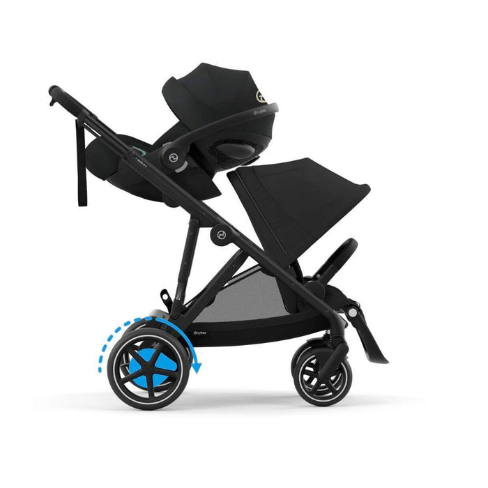 Carrinho Cybex e-Gazelle S BLK Moon Black - Chassis Preto