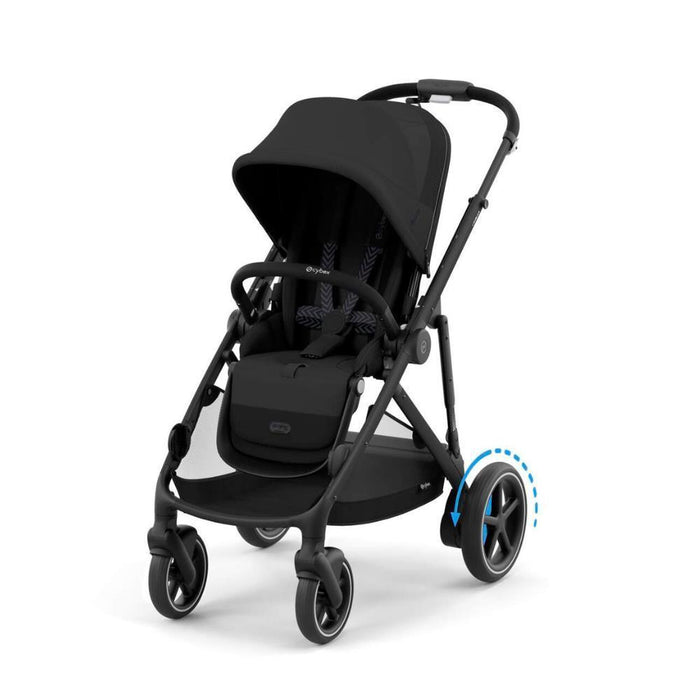 Carrinho Cybex e-Gazelle S BLK Moon Black - Chassis Preto