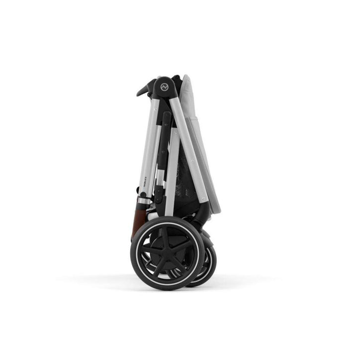 Carrinho Cybex e-Gazelle S SLV Stone Grey - Chassis Prateado