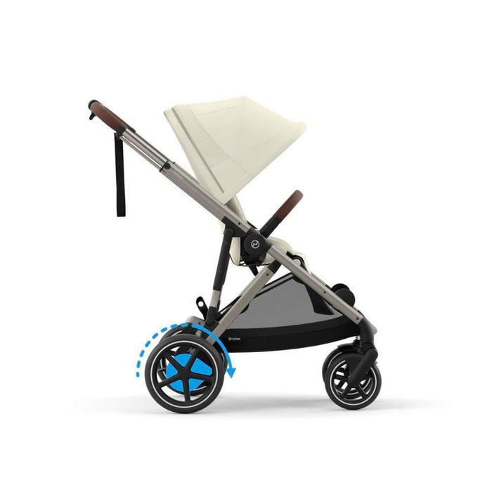 Carrinho Cybex e-Gazelle S TPE Seashell Beige - Chassis Taupe