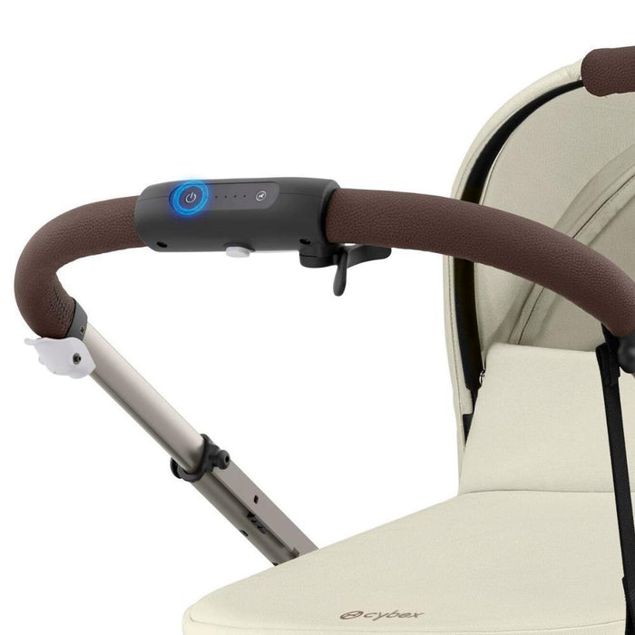 Carrinho Cybex e-Gazelle S TPE Seashell Beige - Chassis Taupe