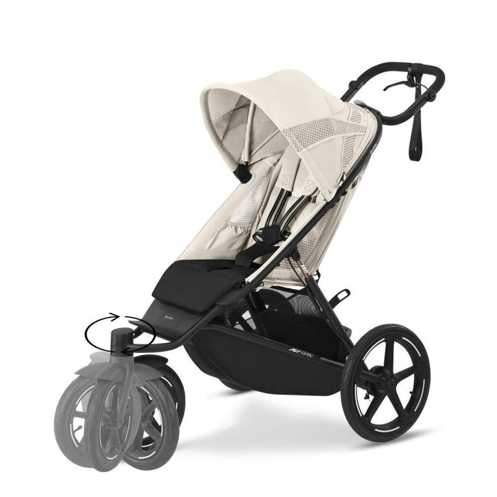 Carrinho Cybex Avi Spin BLK Seashell Beige