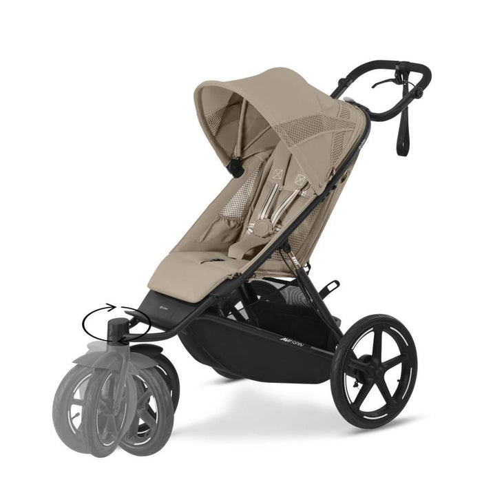 Carrinho Cybex Avi Spin BLK Almond Beige