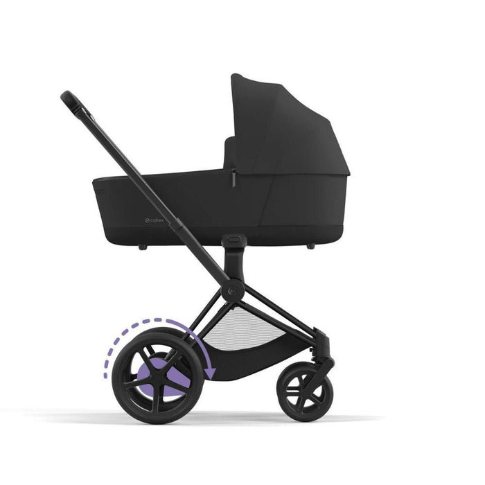 Chassis Cybex e-Priam e Estrutura do Assento Matt Black