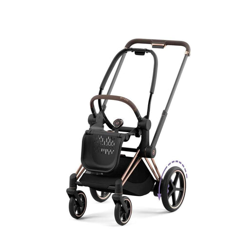 Chassis Cybex e-Priam e Estrutura do Assento Rosegold