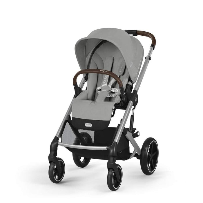 Carrinho Cybex Balios S Lux SLV B Stone Grey - Chassis Prateado