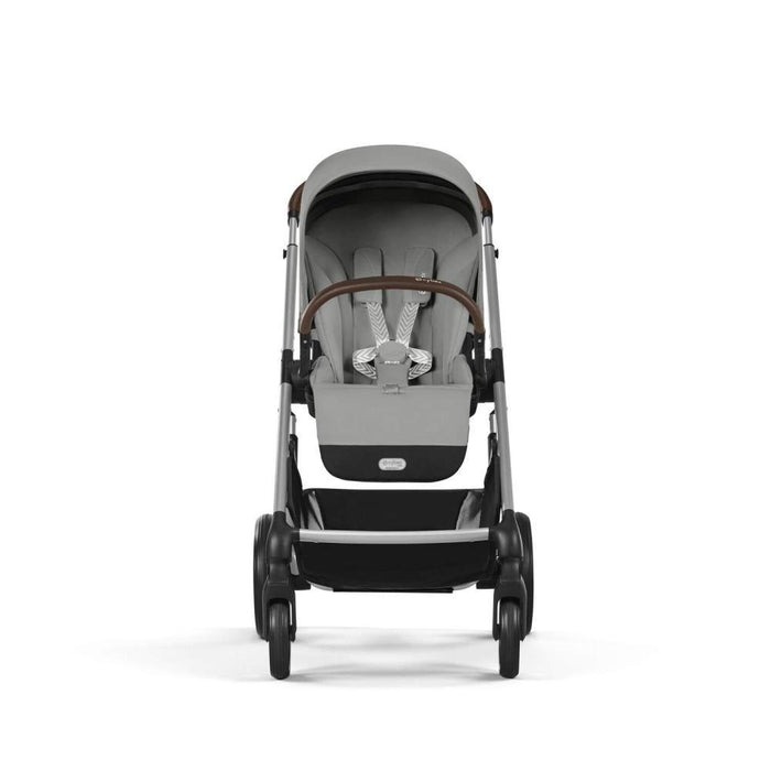 Carrinho Cybex Balios S Lux SLV B Stone Grey - Chassis Prateado