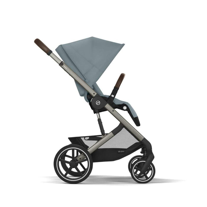 Carrinho Cybex Balios S Lux TPE Stormy Blue - Chassis Taupe