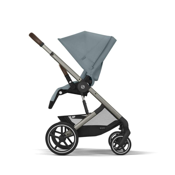 Carrinho Cybex Balios S Lux TPE Stormy Blue - Chassis Taupe