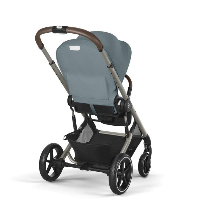 Carrinho Cybex Balios S Lux TPE Stormy Blue - Chassis Taupe