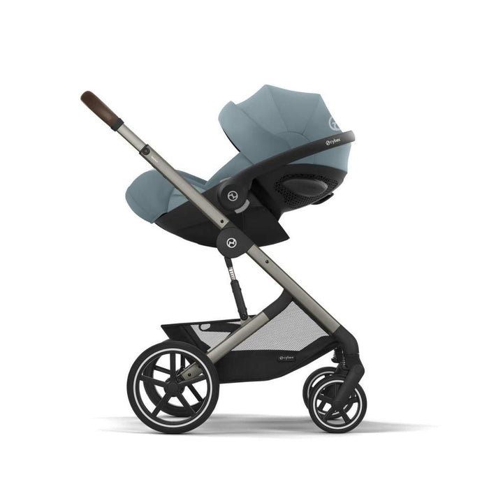 Carrinho Cybex Balios S Lux TPE Stormy Blue - Chassis Taupe