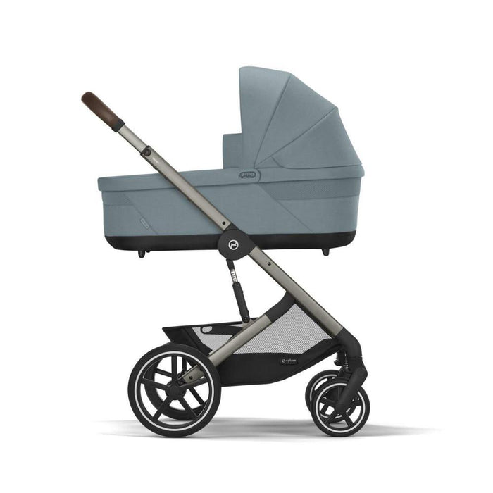 Carrinho Cybex Balios S Lux TPE Stormy Blue - Chassis Taupe