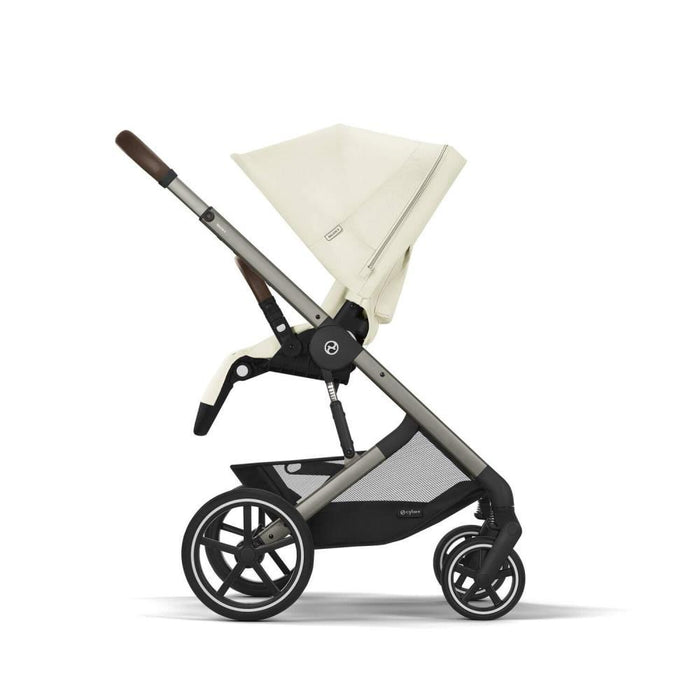 Carrinho Cybex Balios S Lux TPE Seashell Beige - Chassis Taupe