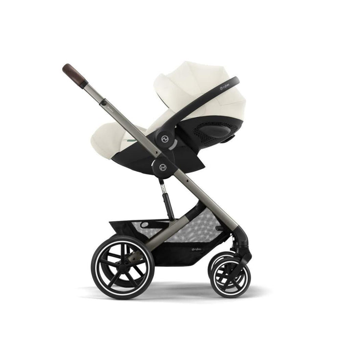 Cybex Balios S Lux TPE Seashell Beige Stroller - Taupe Chassis