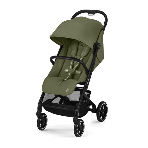 Carrinho Cybex Beezy BLK Moss Green - Chassis Preto