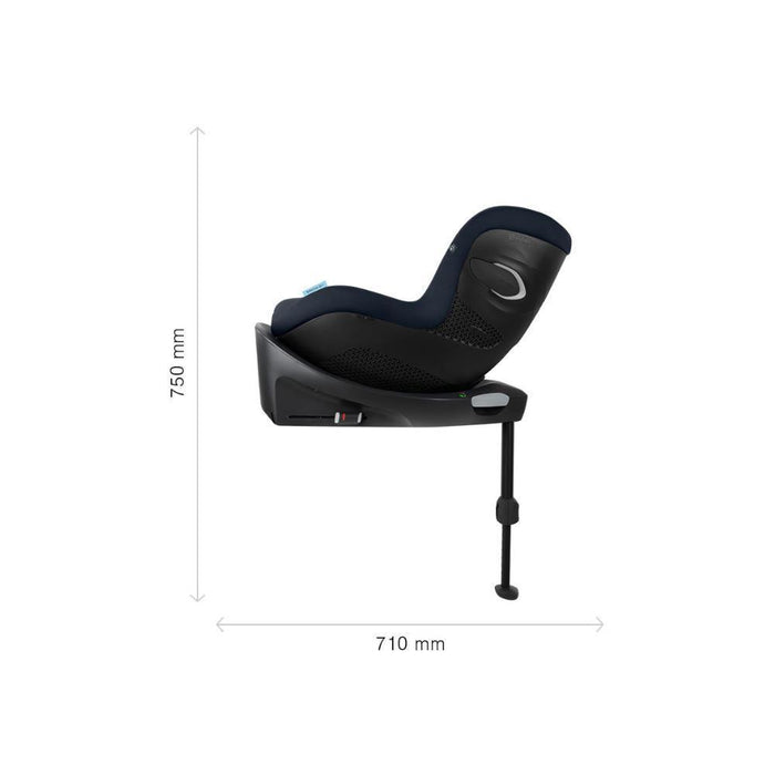 Cybex Sirona Gi i-Size Moon Black 61-105 cm