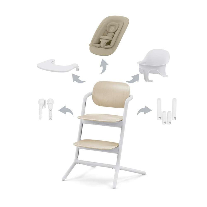 Set Cybex Lemo 4 en 1 Blanco Arena