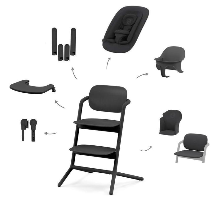 Pack Cybex Lemo 4em1 + Redutor Stunning Black