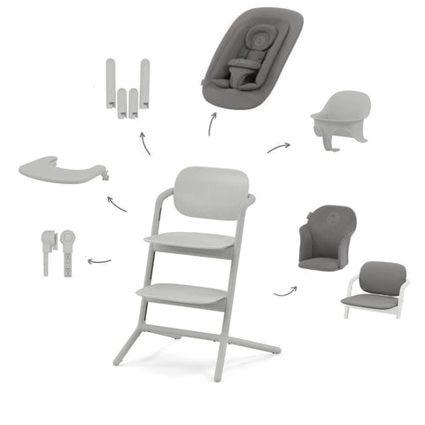 Cybex Lemo 4in1 Pack + Suede Grey Reducer