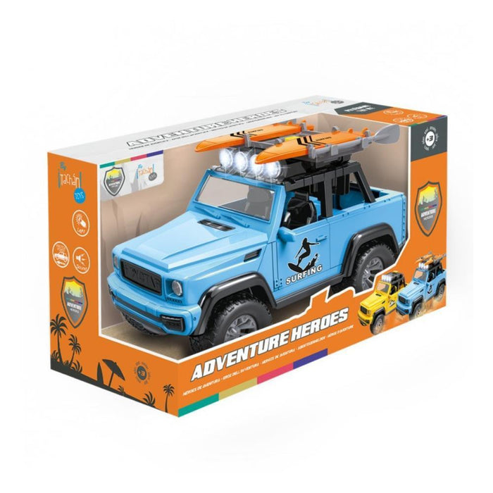 Carro Surf Adventure Heroes com Luz e Som 1:16