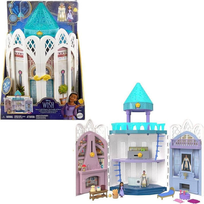 Disney Castelo Wish Reino das Rosas com Luz