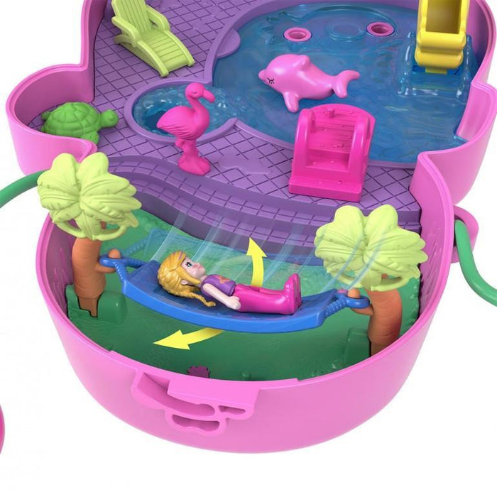 PollyPocket Mala Habitat Mãe Macaco e Bébé