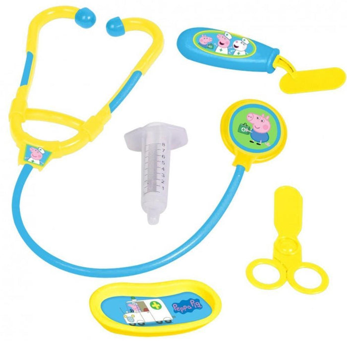 Mini Mala de Médico Peppa Pig com 5 Acessórios