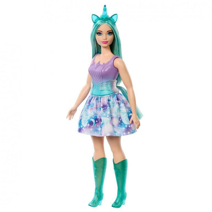 Boneca Barbie Unicórnio com Cabelo Verde