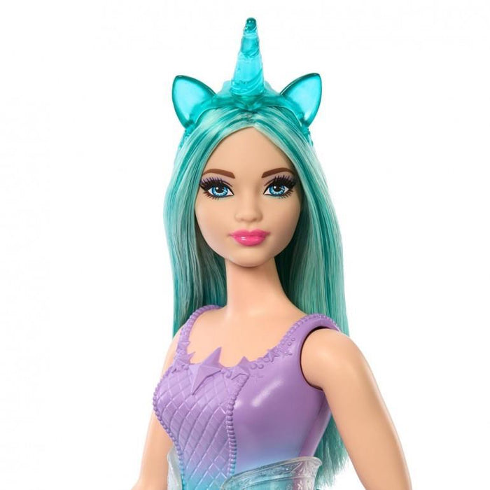 Boneca Barbie Unicórnio com Cabelo Verde