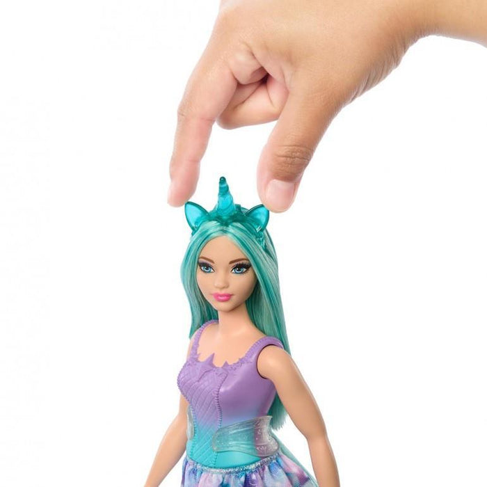 Boneca Barbie Unicórnio com Cabelo Verde