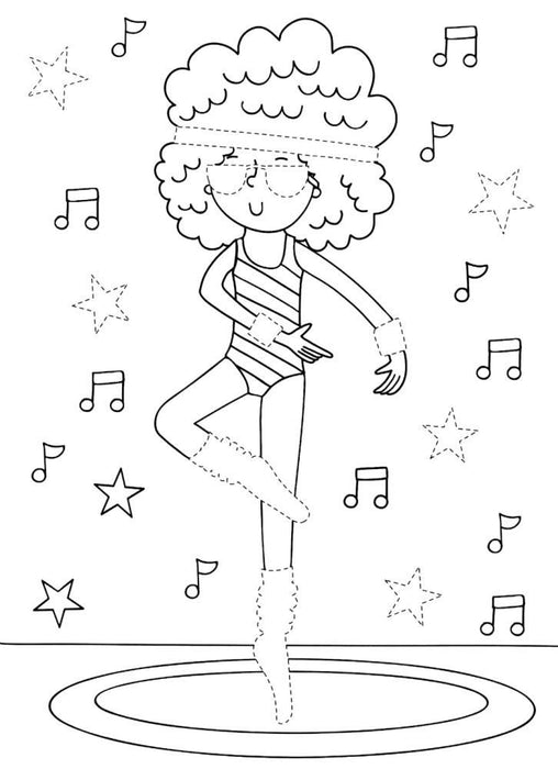 Livro para Colorir Dress Me Up Ballet