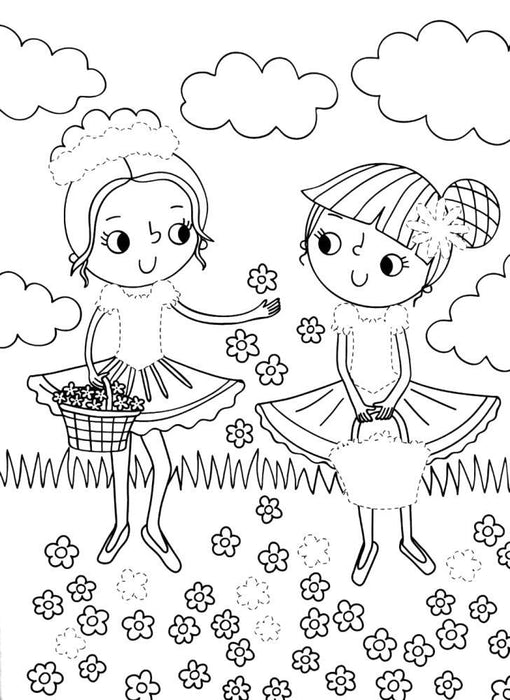 Livro para Colorir Dress Me Up Ballet