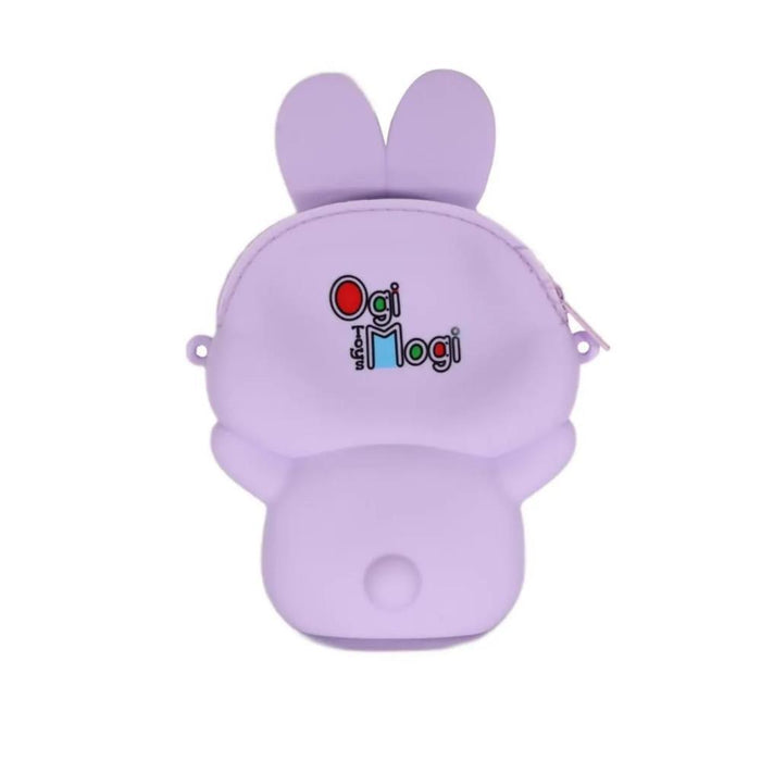 Mala em Silicone Coelho Lilás 14 cm