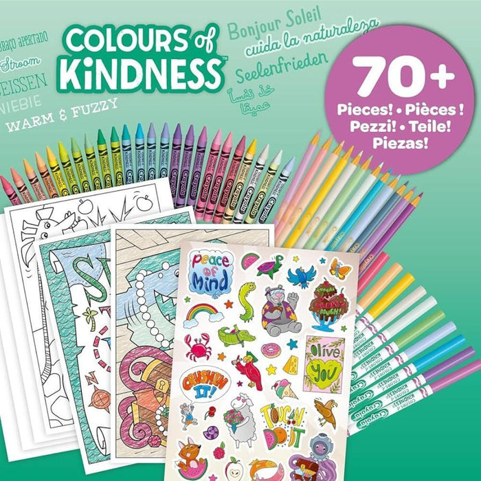 Kit de Colorir Colours Of Kindness 70 Peças