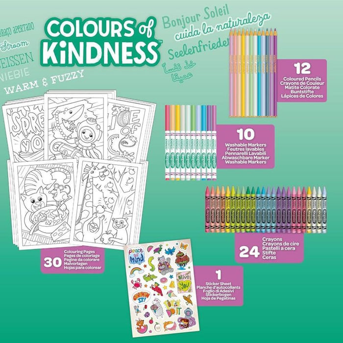 Kit de Colorir Colours Of Kindness 70 Peças