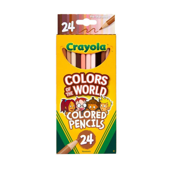 24 Lápis de Cor Colours of The World