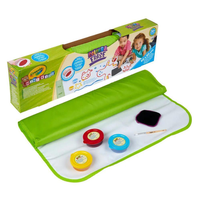 Maxi tapete para colorear con pinturas lavables