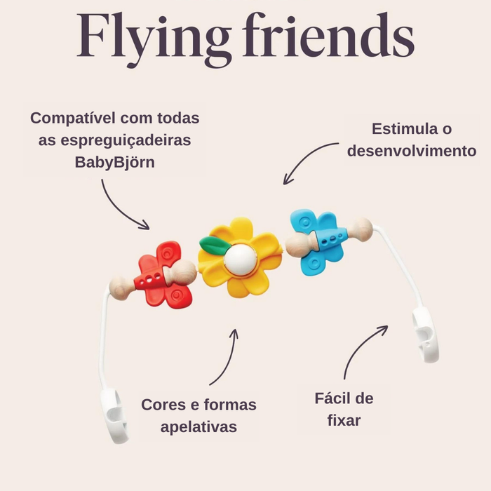 Brinquedo para Espreguiçadeira BabyBjörn Flying Friends