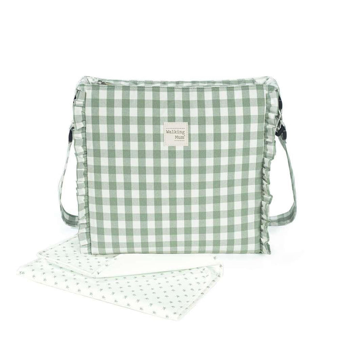 Bolso cambiador de pañales verde Remy de Walking Mum