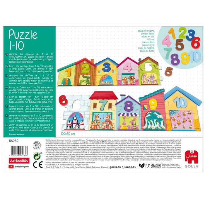 Goula Puzzle XXL Números 1-10