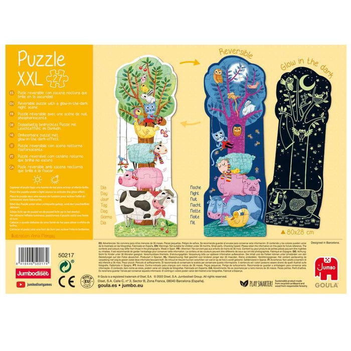 Goula Puzzle XXL Reversible Thursday Day and Night 27 Pieces