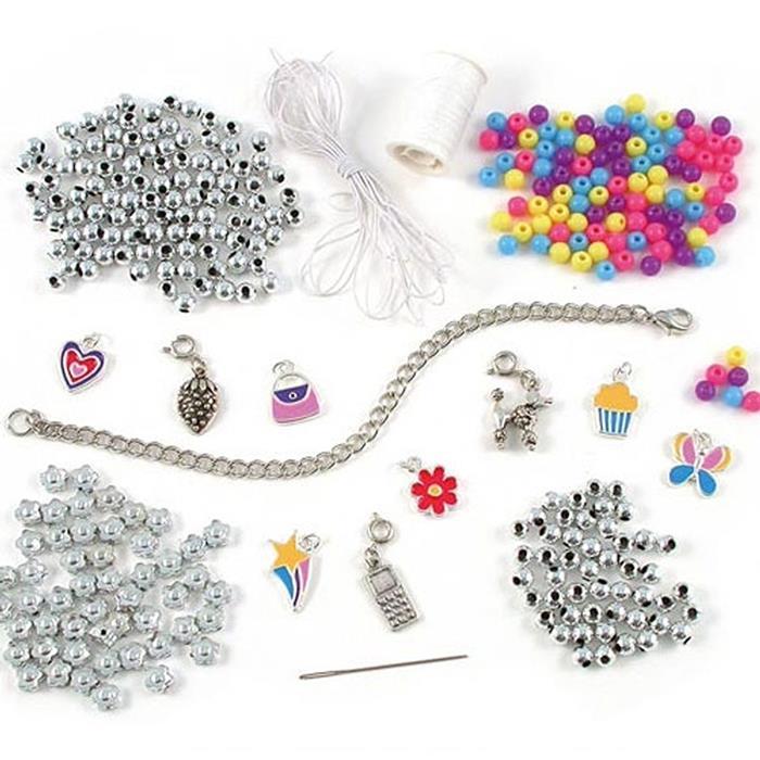 Kit para hacer pulseras con dijes