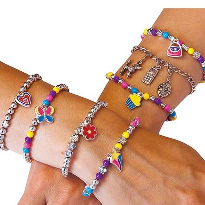 Kit de Criação de Pulseiras Charm Bracelets