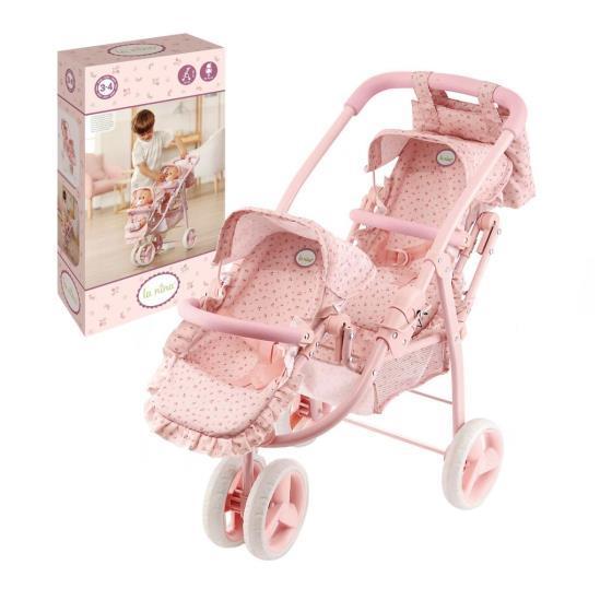 Carrinho Gémeos Bonecas Olivia 59cm