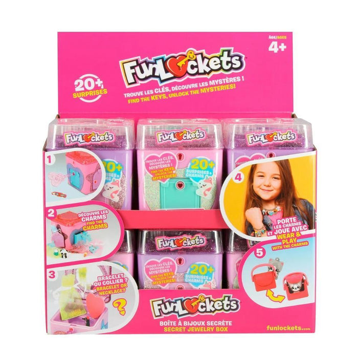 Fun Lockets Caixa de Jóias Secreta com Surpresas